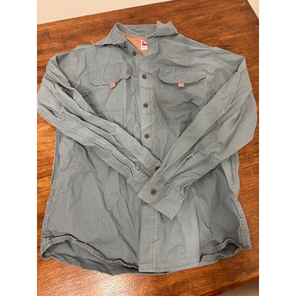 Men's Wrangler Button Up 100% Cotton Size Md